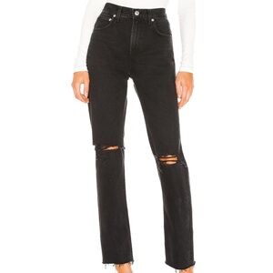 AGOLDE Cherie High Rise Straight Jeans in Distortion